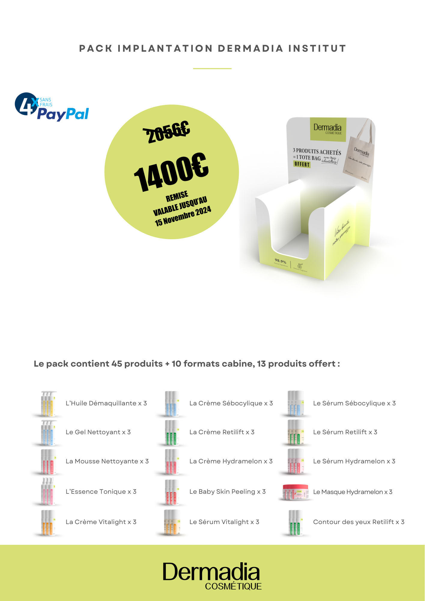🧖♀️ Pack Institut