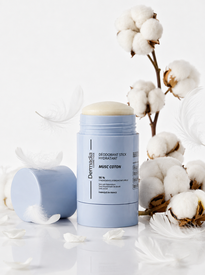 Déodorant soin Musc Coton  | Stick 50g