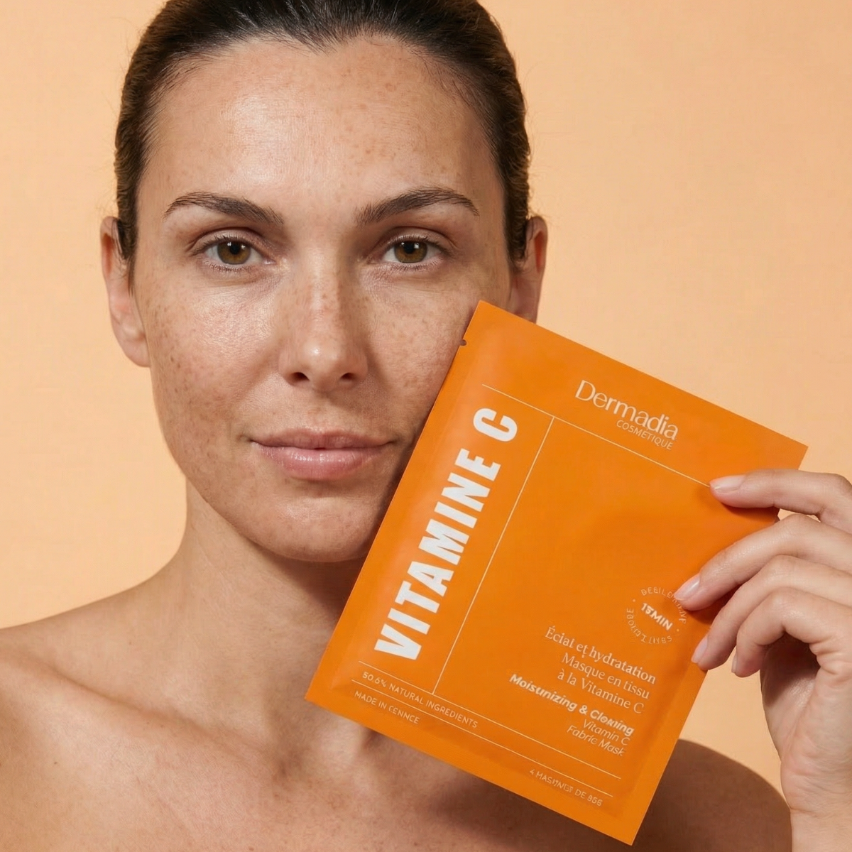 4er-Packung Vitamin-C-Tuchmasken