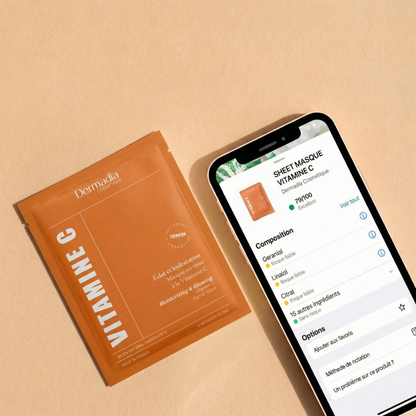 Masque en tissu à la Vitamine C