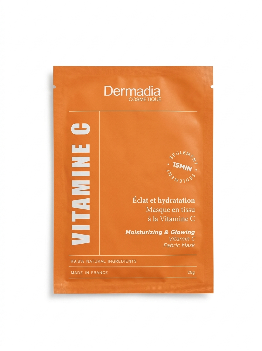 Vitamin-C-Stoffmaske